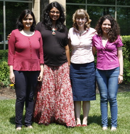 From left: Monika Sharma, Anu Nagarajan, Lucy Forrest & Cristina Fenollar-Ferrer