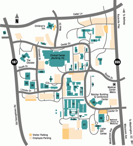 NIH campus Map