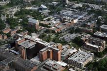 NIH campus aerial view